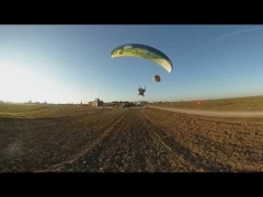 Vidéo en 360° de l'envol d' Olivia et Roland à la journée de treuil à Daubeuf la campagne