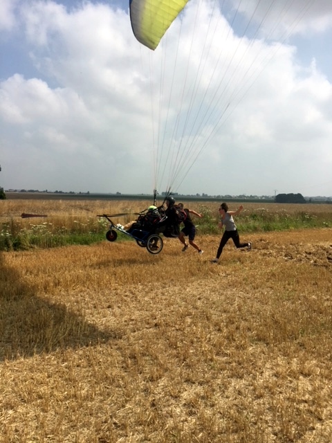 Image Projet : "Un parapente solo XXL pour voler en fauteuil Hand'Icare"