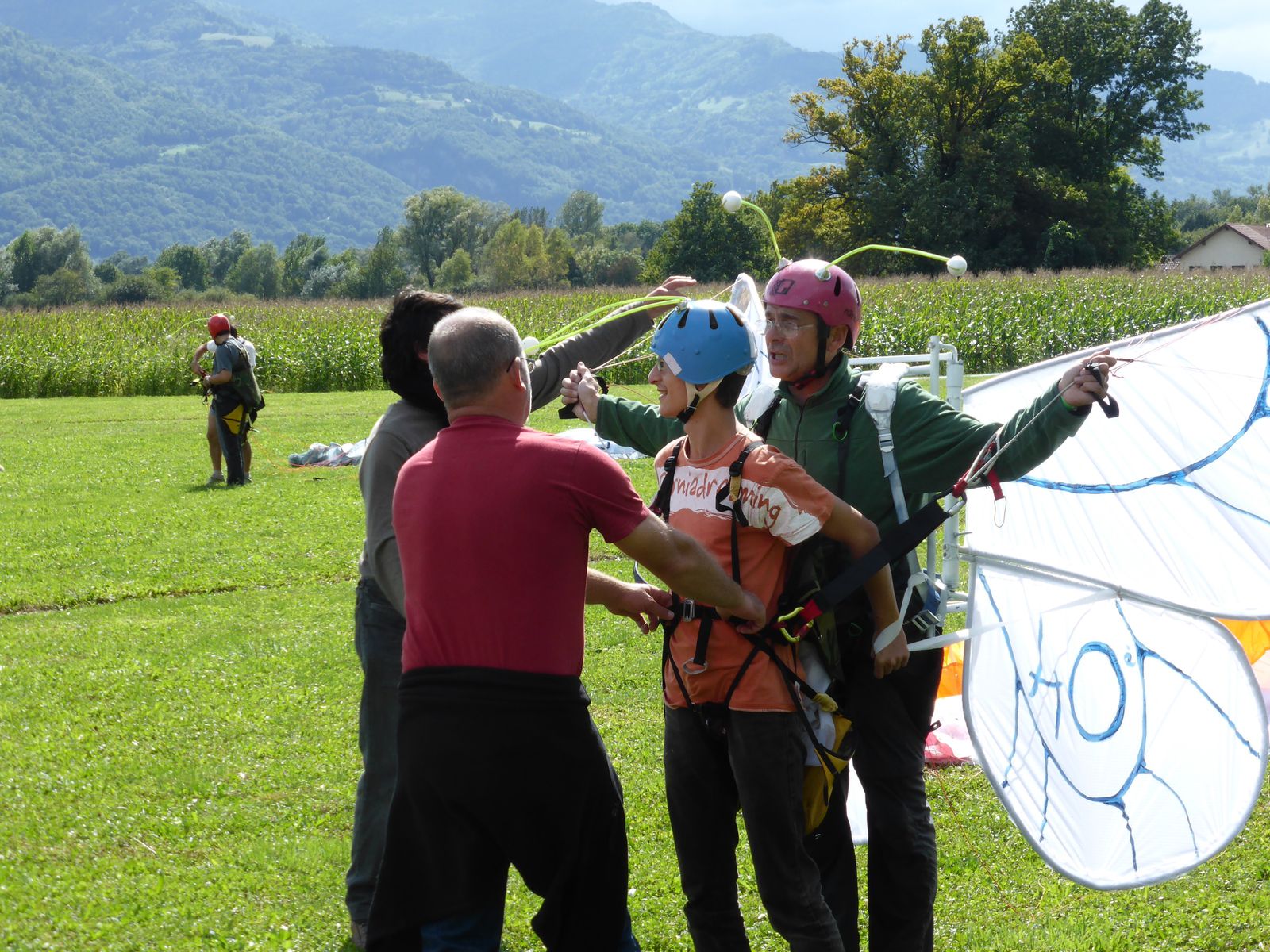 Image Arrivée et préparation à St Hilaire - Coupe  Icare 2013