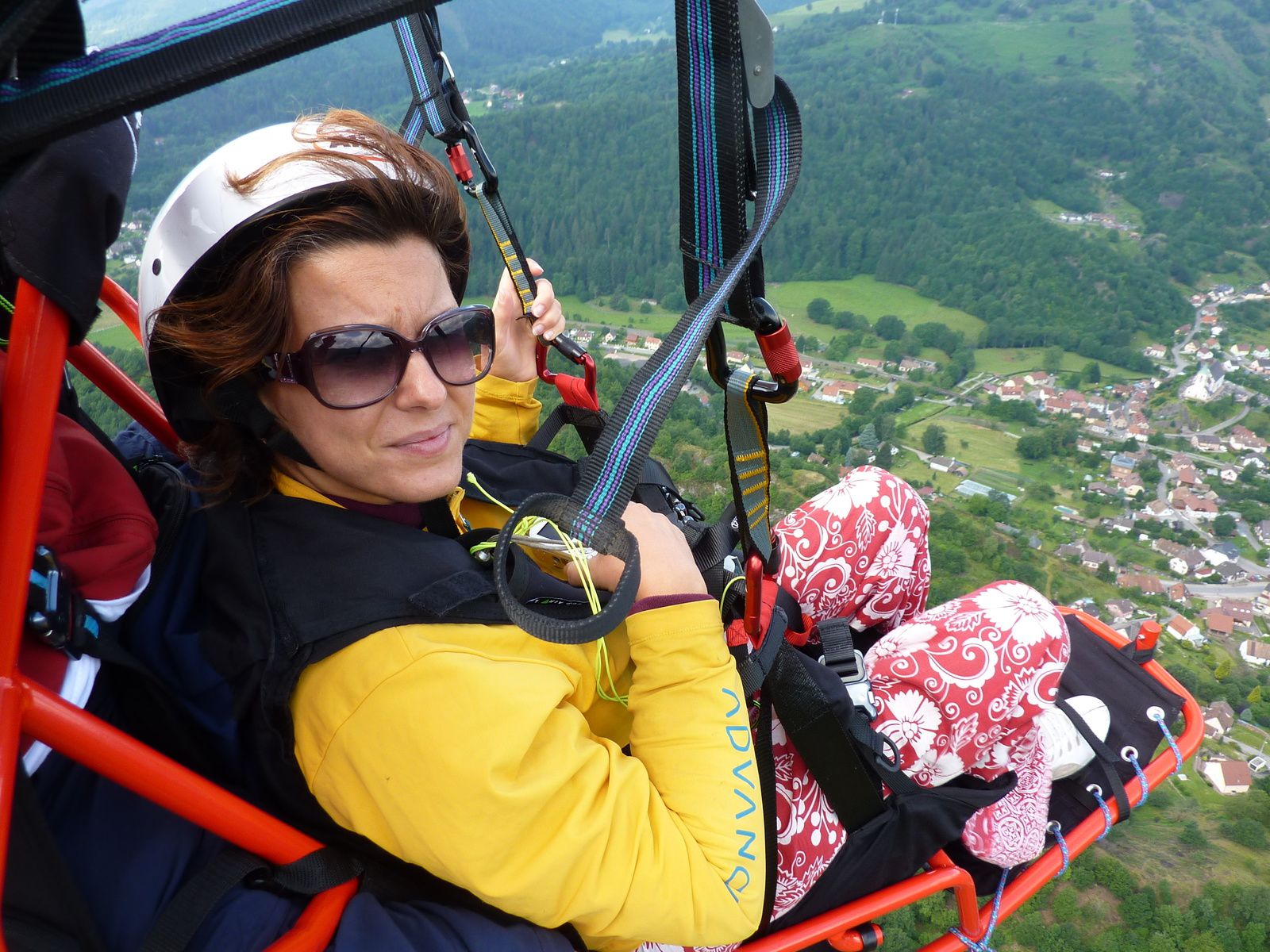 Image Handicare aux championnats de France parapente