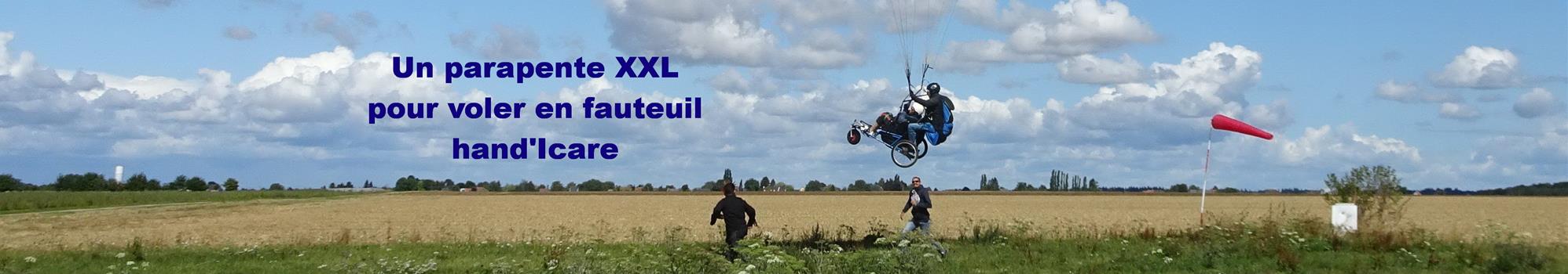 Un parapente XXL pour voler en fauteuil roulant